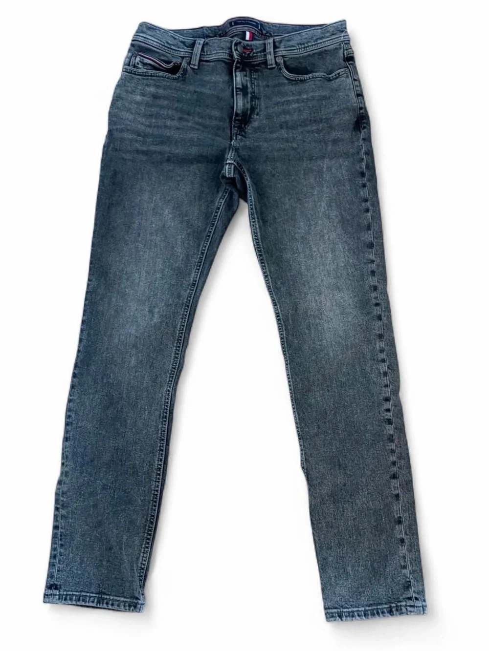 Tommy Hilfiger men’s black slim fir denim jeans Sz 32x32